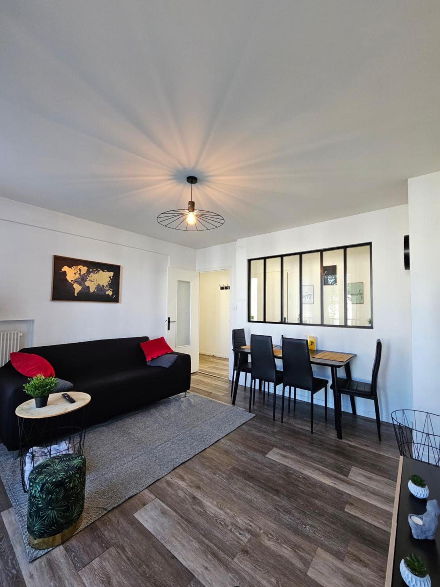 Charmant & Spacieux 3 Chambres - Mm Apartment - Lyon Grand Parilly Venissieux Luaran gambar